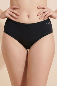 Lavos Medium Rise Full Coverage Hipster Period Panty (Pack of 2) - Black Navy — thumbnail 2